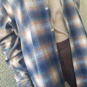 Vintage "Boyfriend" Flannel Button Down Shirt
